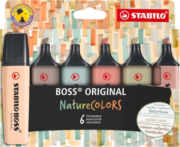 STABILO BOSS Original NatureCOLORS x6