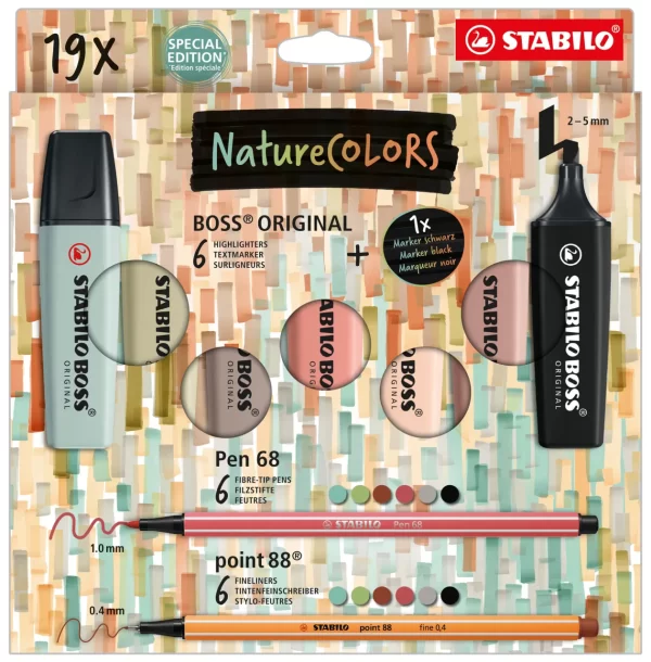 Coffret STABILO NatureCOLORS x19